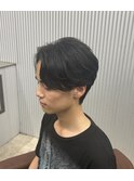 毛流れセンターパート