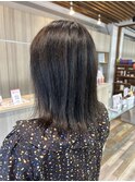 白髪ぼかし×シークレットハイライト