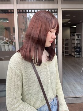 ミニム ヘアー(minim hair) 【minim×miku】秋の深みオレンジ