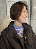 ミニボブ 【福岡 パーマ デジタルパーマ 髪質改善】