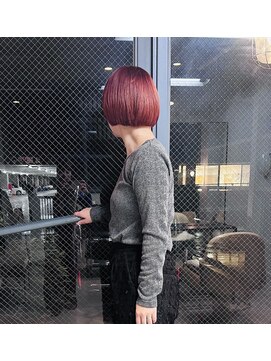 アール(ar) ＊wine red bleach＊