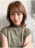 ☆くせ毛風カール似合わせカットウェーブミディアム#231f0116