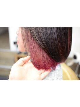 ポタム 東中野(potamu) インナーカラー・ピンクグラデーション