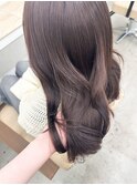 艶髪×透明感カラーパープルグレージュ