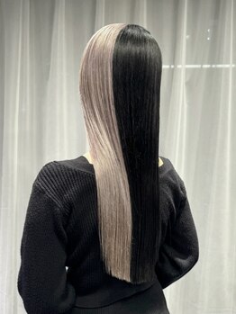 リラス 博多(rilas)の写真/一人一人に合った髪色を叶えるrilas博多◇トレンドの透明感のあるカラーデザインをご提供します◎