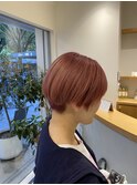 ブリーチカラー×ショート