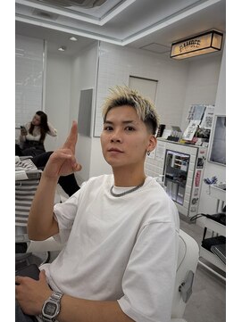 ダムディートウキョウ 心斎橋店(DAMDEE TOKYO) 前髪ブチアゲスパイキーアップバング