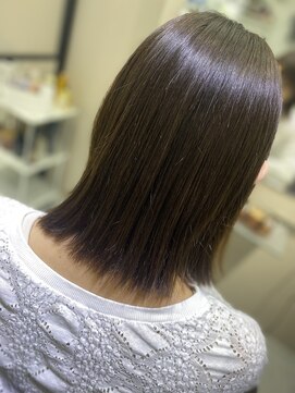 あお へあさろん ふんわりサマーカラー