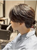 ニュアンスパーマダウンパーマ黒髪韓国マッシュフェザーパーマ