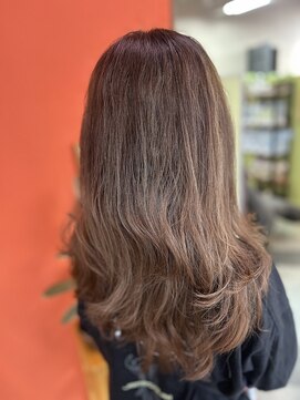 トータルヘアサロンカマダ バレイヤージュ ベージュ