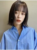 【MINX】くびれヘア＋くすみベージュハイライトカラー_渋谷