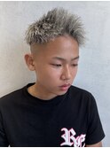 パイルツイスト×ホワイトメッシュ