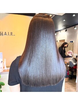 イーラヘアー(ERA HAIR) 艶だしカット髪質改善ストレート赤み消しカラーココアグレージュ