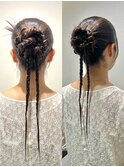 ＃ヘアセット＃結婚式＃ヘアメイク＃二次会＃ライブ＃推し活