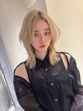 アスター 天神大名店(Aster) 小顔に見えるトレンドヘア/黒髪/オリーブグレー/ココアベージュ