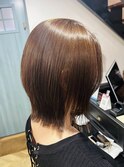 似合わせカット切りっぱなしショート　ボブ