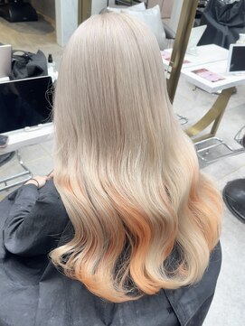 ロンド レア 天神大名店(Lond Le’a) ダークアッシュ/大人ガーリー/似合わせカット/着物ヘア