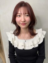 カーム(calm)&nbsp;着物ヘア/大人ガーリー/ダークアッシュ/似合わせカット/鹿島田