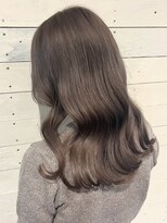 ルノン フィージュ(LUNON fieju)&nbsp;黒髪クラゲヘアーオリーブグレー小顔ココアベージュ