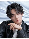 MEN’S横浜/センターパート/ツイストシャドウパーマメンズカット