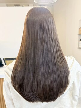 クララジャパン ナベシマ(CLALA JAPAN Nabeshima) 縮毛矯正 質感ストレート 髪質改善カラー 顔まわり ブリーチ