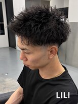 アンドメゾンオム(&Maison. homme) LILI/加古川/スパイキーショート/ピンパーマ/ショートフェード