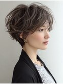 白髪ぼかし脱白髪染め似合わせカット40代50代60代