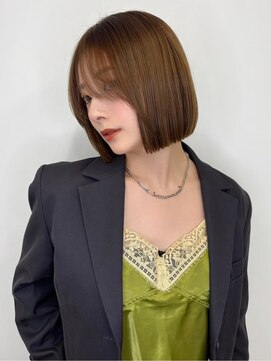 ルネ 北千住(Renee) 切りっぱなしボブ/レイヤーボブ/ボブ/ベージュ/北千住