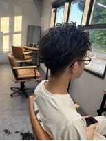 マーレ 下関店(mare)&nbsp;下関 フェザーパーマ センターパート