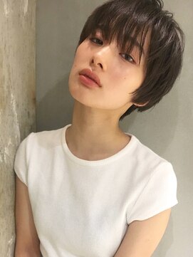 ケイト(KATE) 【KATE】マニッシュフィットショート×ダークベージュ