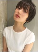 【KATE】マニッシュフィットショート×ダークベージュ
