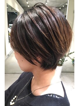 ヘア デザイン リスク(HAIR DESIGN RISK) 【RISK】ハイライト風×ショート【三鷹】