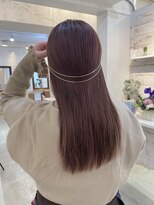 レンク(LENC)&nbsp;ピンクブラウン×ブリーチ×アリサ