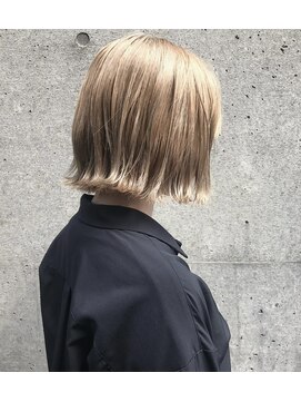 パランケイビューティー シンジュク(PALAN K-Beauty) 前下りボブ 外ハネボブ ハイトーンボブ タッセルボブ