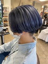 ソワンドゥブレス 瓜破店(soin de brace)&nbsp;シルバーラベンダーブルーmix color