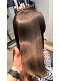 艶髪カラー×髪質改善トリートメント×カット