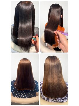 美容室フルール 20代30代40代髪質改善トリートメントショコラアッシュナチュラル