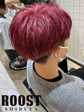 ルースト 渋谷店(ROOST) ワインレッドカラー
