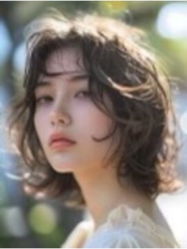 セシルビー 等々力店(SECILB) 透け感ロンググレージュ