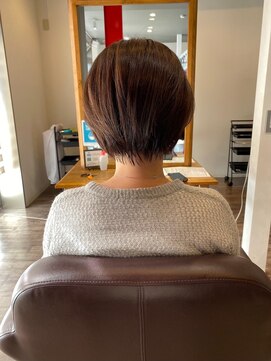 美容室 フォーリア Foglia 【Foglia】丸みショート　ショートボブ　くびれショート