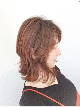 プログレス 荻窪店(PROGRESS) 肩ではねる長さのくびれミディ