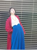 レトロ×ウェーブショート