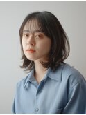 レイヤーカット/顔周りレイヤー/ミディアムレイヤー