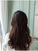 無造作ロングヘア