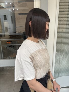 ミント(mint) 自然な縮毛矯正でぷつっとボブ◎