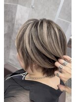 ロカフェローズ 横浜 桜木町(LOCA FELLOWS)&nbsp;ショートボブ×バレイヤージュ/関内.桜木町