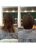 #髪質改善#縮毛矯正#酸性ストレート#ストレート#前髪