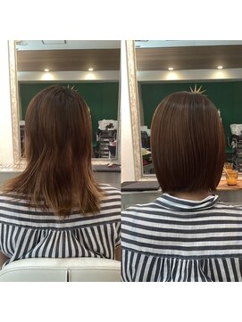 ヘアー ボニータ(hair bonita) #髪質改善#縮毛矯正#酸性ストレート#ストレート#前髪