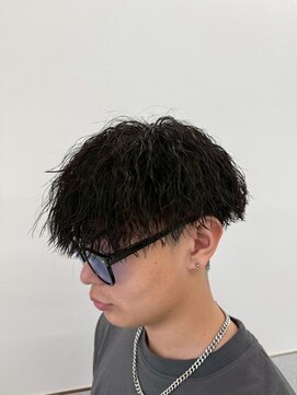 ビカムメンズヘアー 栄店(become men's hair) 縦落ちパーマ/波巻きパーマ