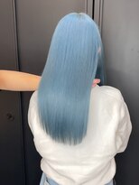 エル オオサカ 心斎橋店(L. OSAKA)&nbsp;水色カラー/エフェクトブリーチ_E19